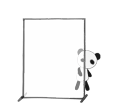 Panda and sometimes turtle.(English ver) sticker #2420749