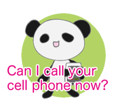 Panda and sometimes turtle.(English ver) sticker #2420754