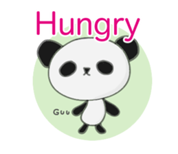 Panda and sometimes turtle.(English ver) sticker #2420755