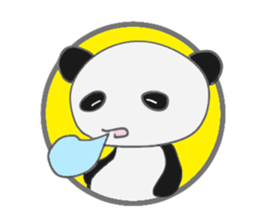 Panda and sometimes turtle.(English ver) sticker #2420757