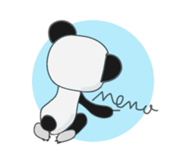 Panda and sometimes turtle.(English ver) sticker #2420760