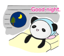 Panda and sometimes turtle.(English ver) sticker #2420766