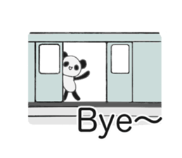 Panda and sometimes turtle.(English ver) sticker #2420768