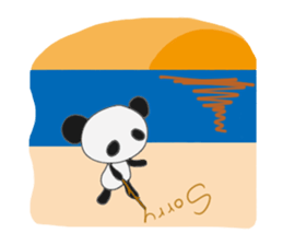 Panda and sometimes turtle.(English ver) sticker #2420770