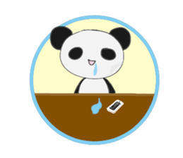 Panda and sometimes turtle.(English ver) sticker #2420772
