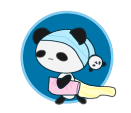 Panda and sometimes turtle.(English ver) sticker #2420773