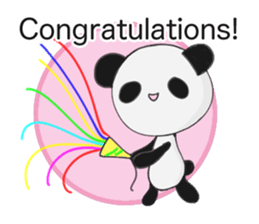 Panda and sometimes turtle.(English ver) sticker #2420774
