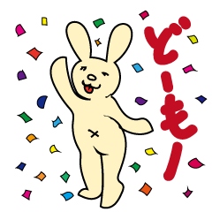 The character of Rabbit and Cat