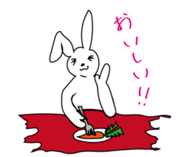 The character of Rabbit and Cat sticker #2420901