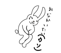 The character of Rabbit and Cat sticker #2420904