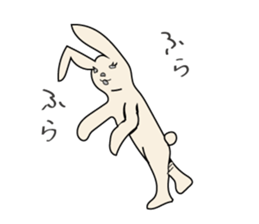 The character of Rabbit and Cat sticker #2420920