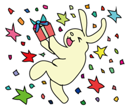 The character of Rabbit and Cat sticker #2420922