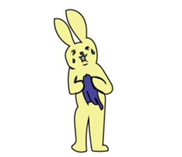 The character of Rabbit and Cat sticker #2420930