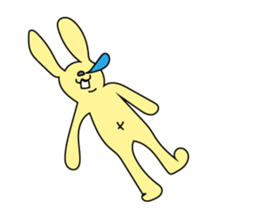 The character of Rabbit and Cat sticker #2420935
