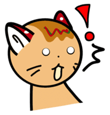 TAKOYAKI CAT (Japanese) sticker #2421196