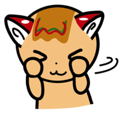 TAKOYAKI CAT (Japanese) sticker #2421211