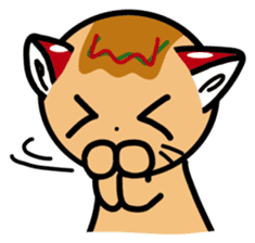 TAKOYAKI CAT (Japanese) sticker #2421212