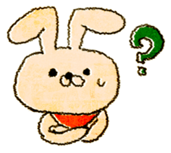 odangochan with suttoboke rabbit sticker #2421298