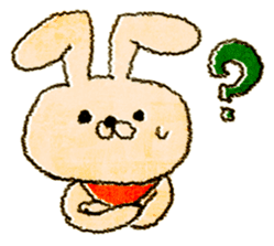 odangochan with suttoboke rabbit sticker #2421298