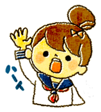 odangochan with suttoboke rabbit sticker #2421302