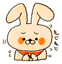 odangochan with suttoboke rabbit sticker #2421303