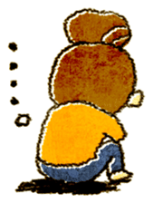 odangochan with suttoboke rabbit sticker #2421306