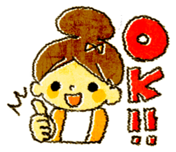 odangochan with suttoboke rabbit sticker #2421308