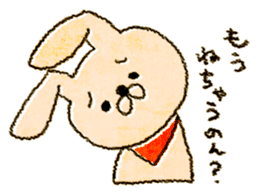 odangochan with suttoboke rabbit sticker #2421310