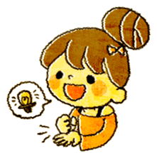 odangochan with suttoboke rabbit sticker #2421311
