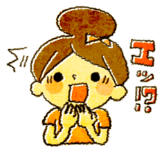 odangochan with suttoboke rabbit sticker #2421315