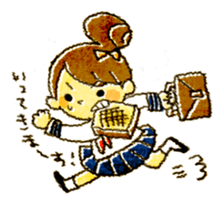 odangochan with suttoboke rabbit sticker #2421317