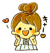 odangochan with suttoboke rabbit sticker #2421320