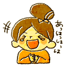 odangochan with suttoboke rabbit sticker #2421328