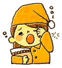 odangochan with suttoboke rabbit sticker #2421331