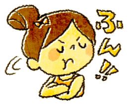 odangochan with suttoboke rabbit sticker #2421333