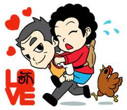 Hainanese chicken rice Tipchang sticker #2421577