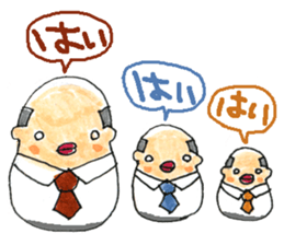 Middle-age Matryoshka sticker #2421740