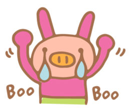 Rabbit Pig sticker #2422163