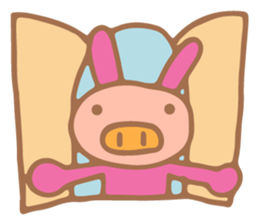 Rabbit Pig sticker #2422166
