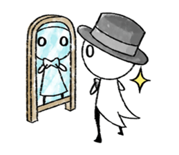 Stick gentleman sticker #2422380