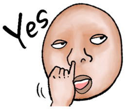 An interesting face sticker #2422576