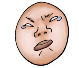 An interesting face sticker #2422578