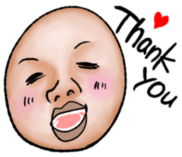 An interesting face sticker #2422582