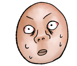 An interesting face sticker #2422588