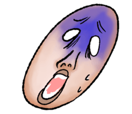 An interesting face sticker #2422590