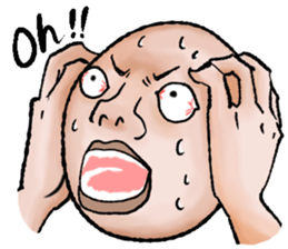 An interesting face sticker #2422599