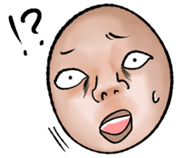 An interesting face sticker #2422600