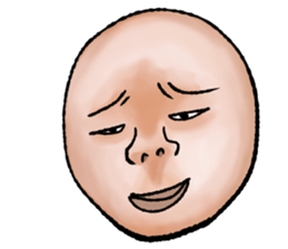 An interesting face sticker #2422604