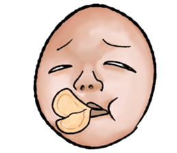 An interesting face sticker #2422605