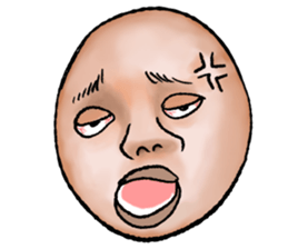 An interesting face sticker #2422606